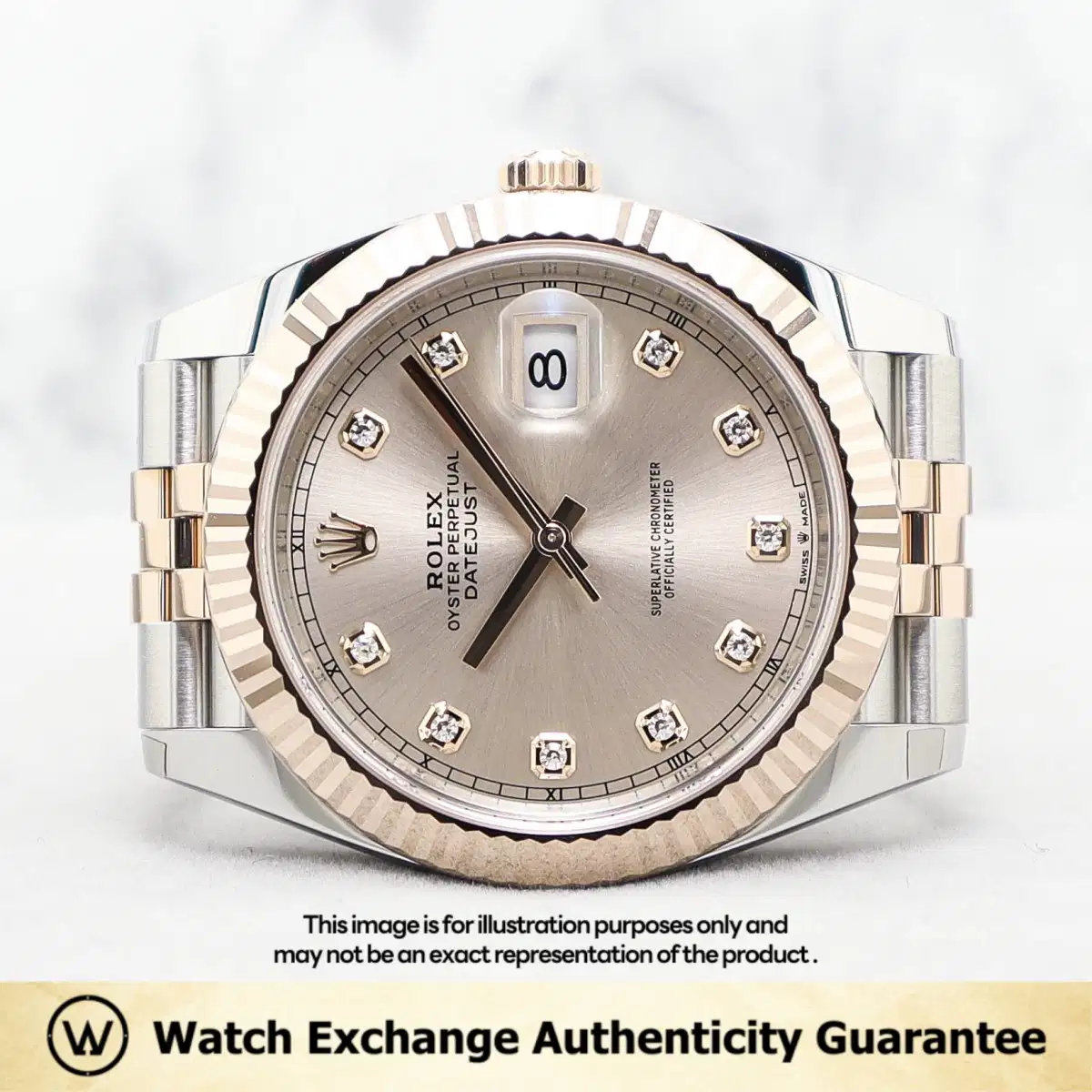 Rolex Datejust 126331 Sundust w 10 Points Diamond