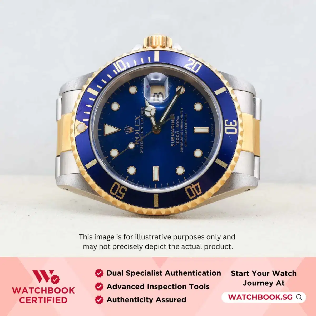 Rolex Submariner 16613LB Blue