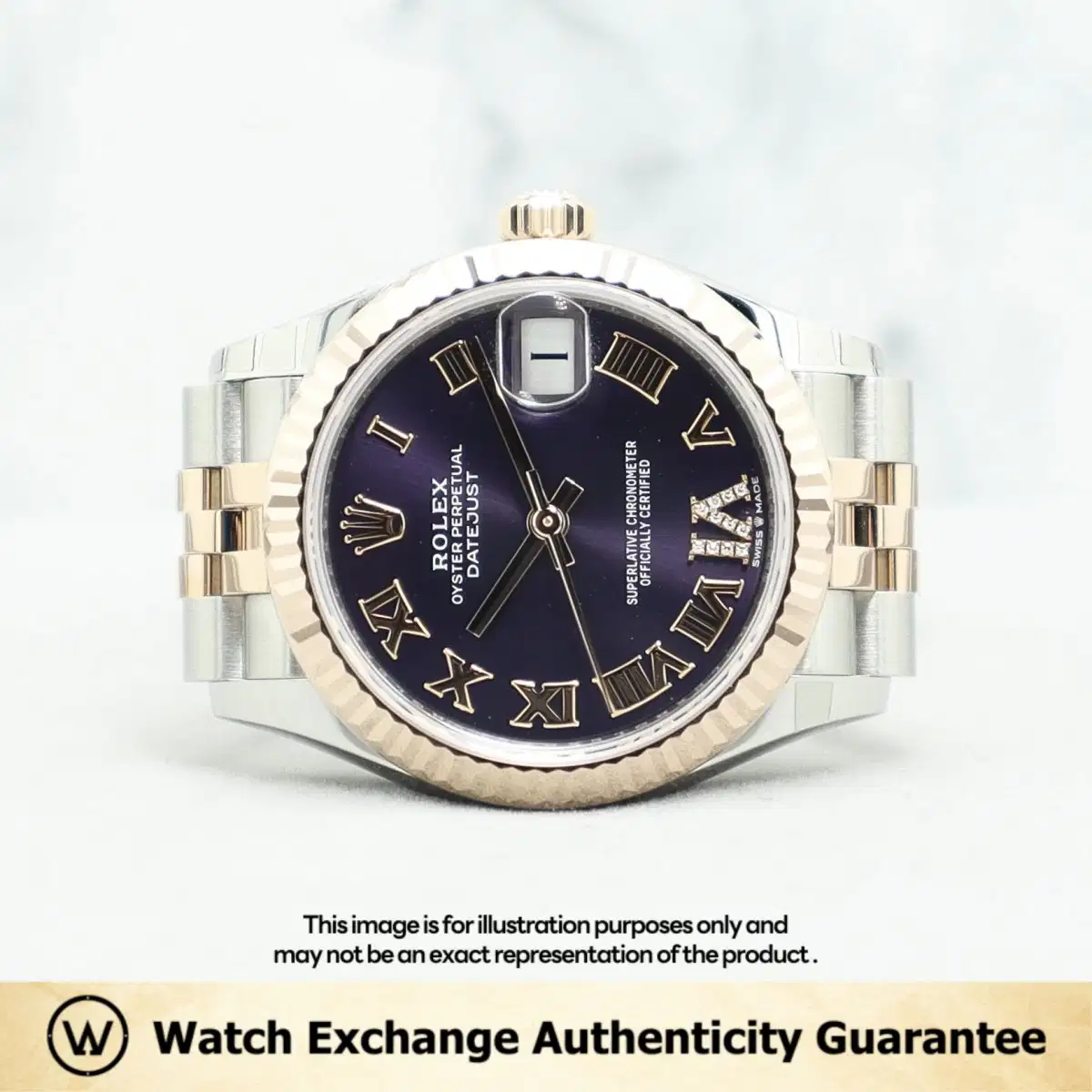 Rolex Datejust 278271 Aubergine w VI Diamond