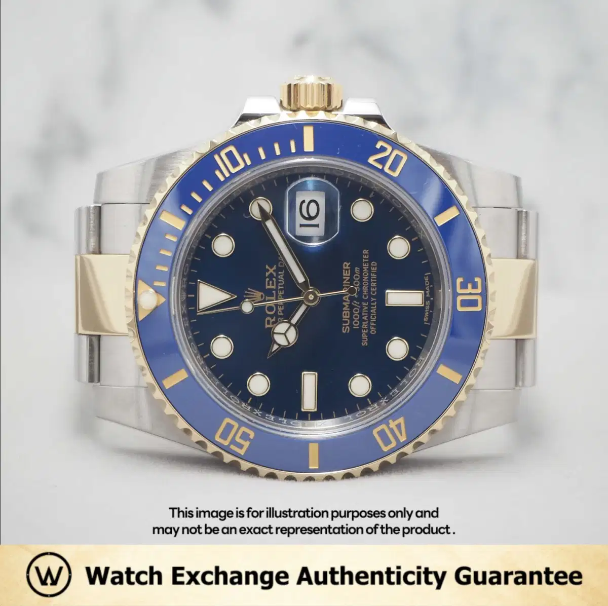 Rolex Submariner Sunburst 116613LB Blue