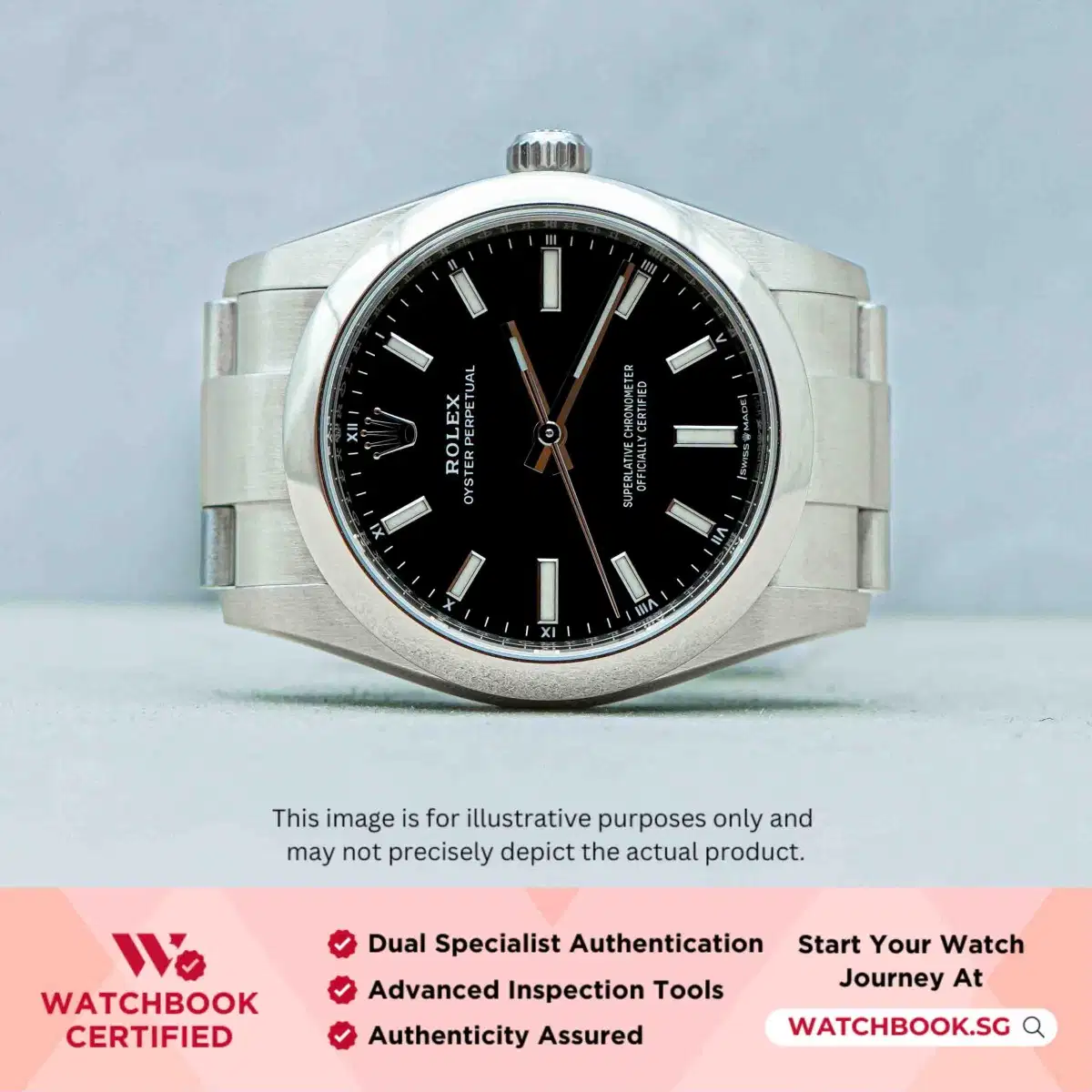 Rolex Oyster Perpetual 124200 Bright Black