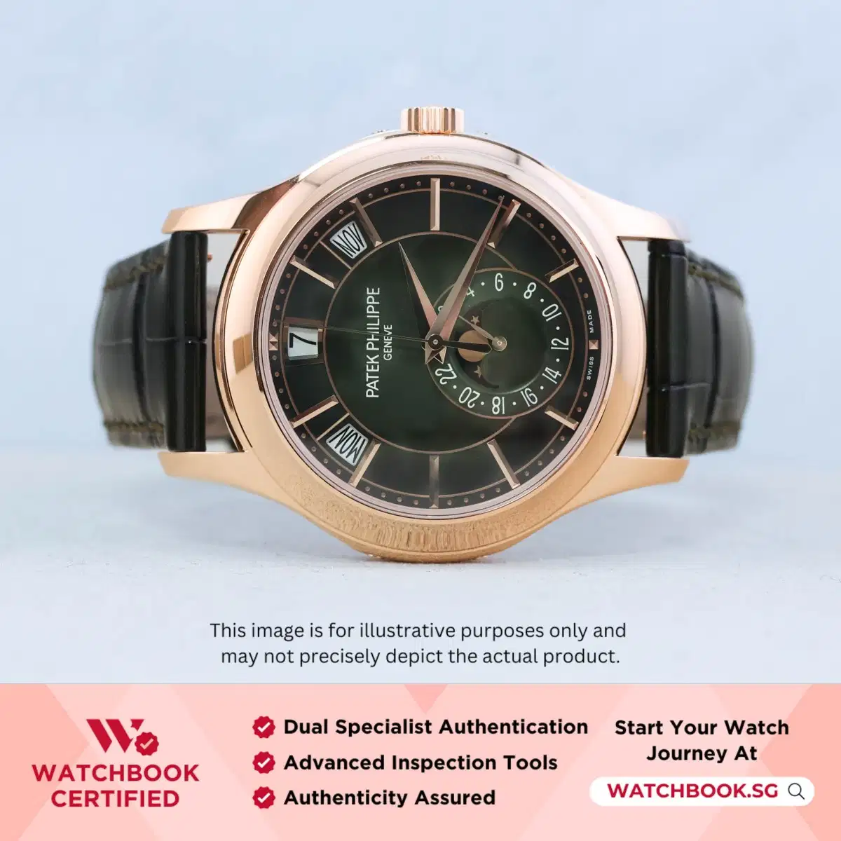 Patek Philippe Complications 5205R-011 Olive Green Sunburst
