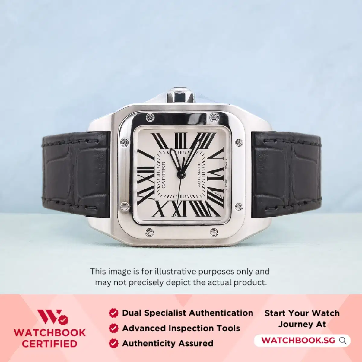 Cartier Santos 100 W20106X8 White