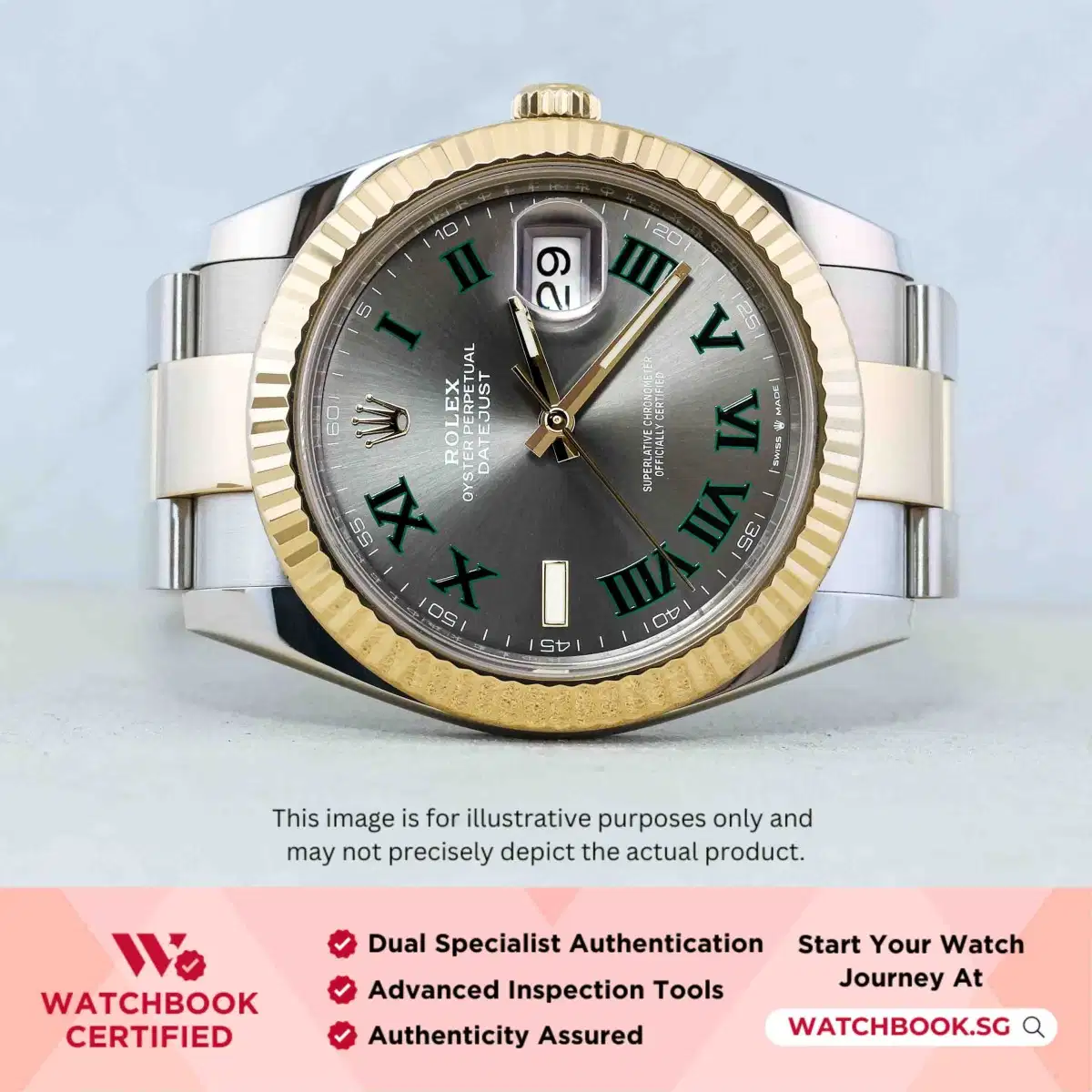 Rolex Datejust 126333 Wimbledon