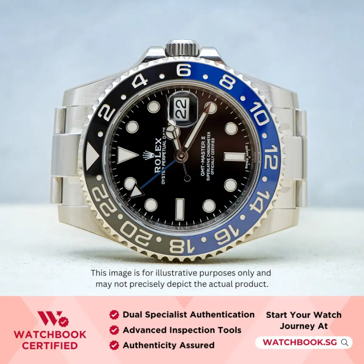 Rolex GMT Master II Batman 116710BLNR Black