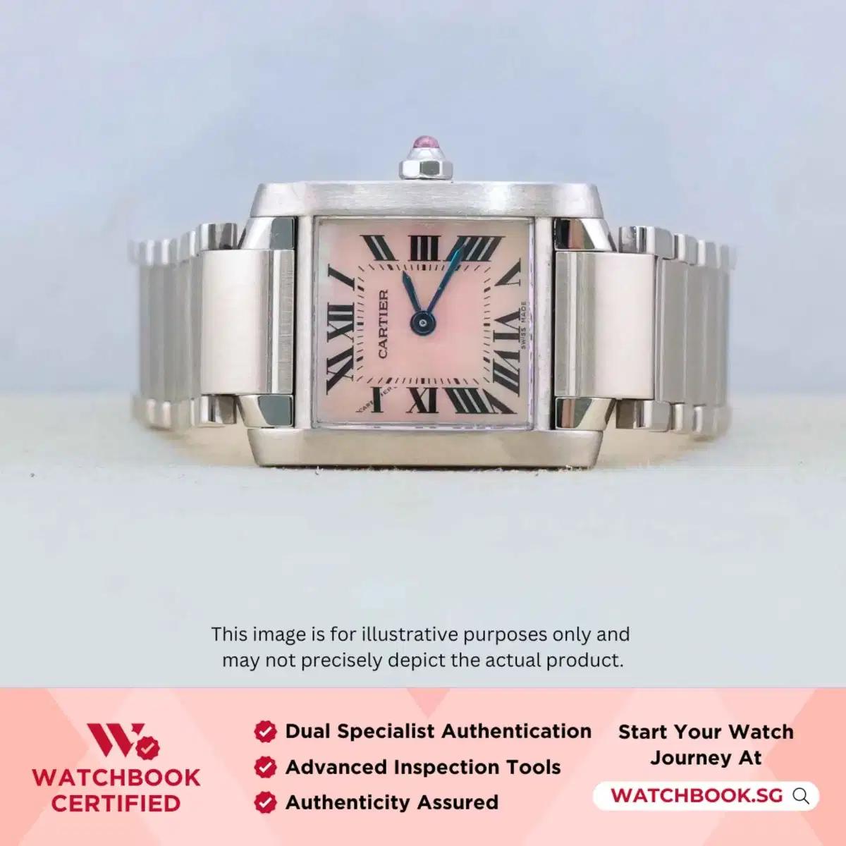 Cartier Tank Française W51028Q3 Pink MOP