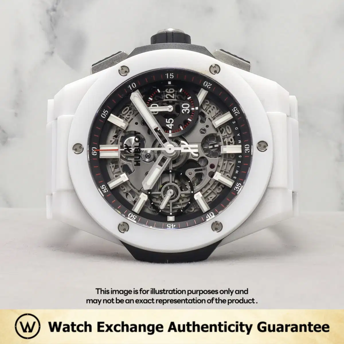 Hublot Big Bang Integrated White 451.HX.1123.HX Matt Grey Skeleton Singapore Watchbook