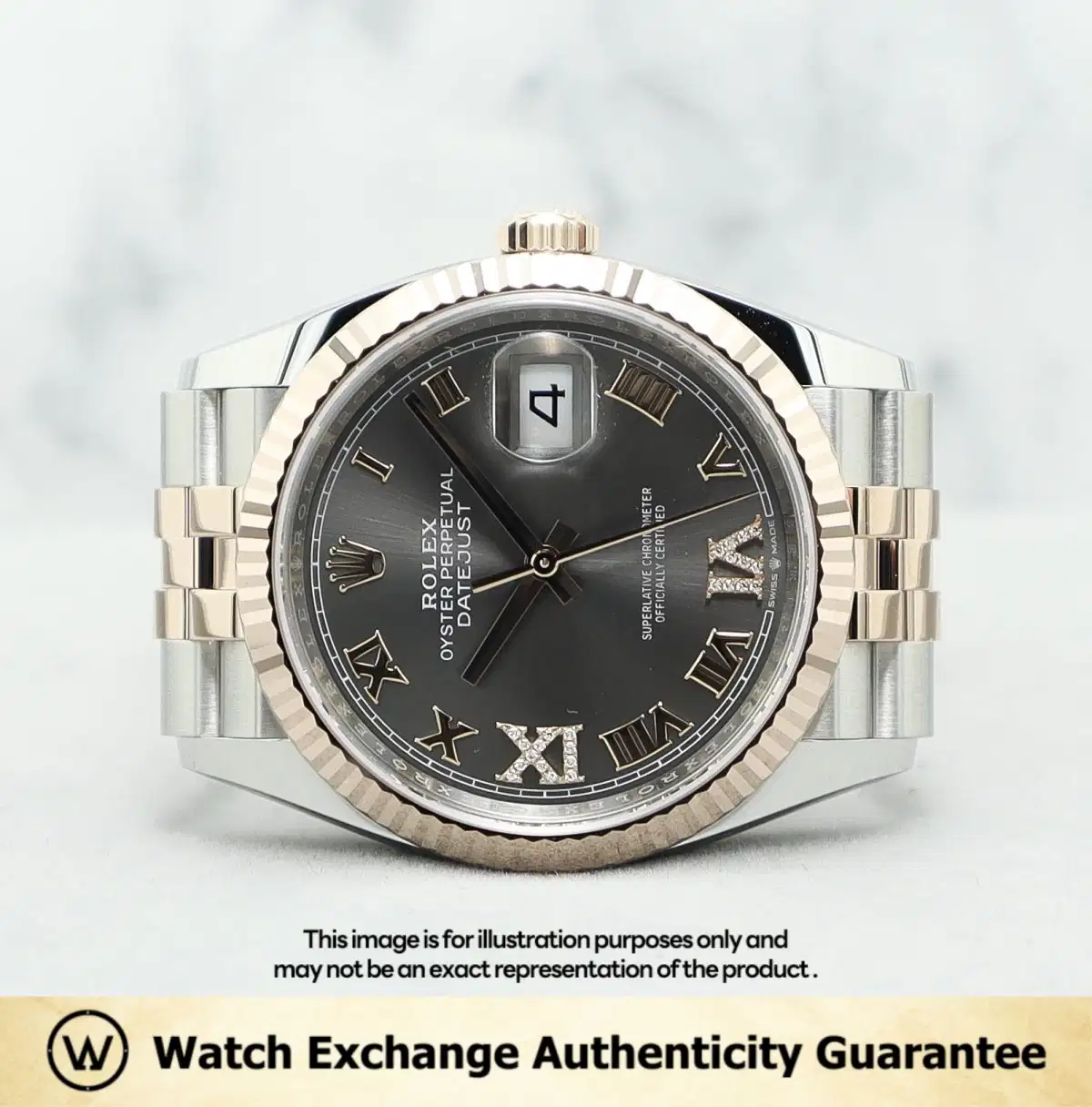 Rolex Datejust 126231 Slate w VI & IX Diamond