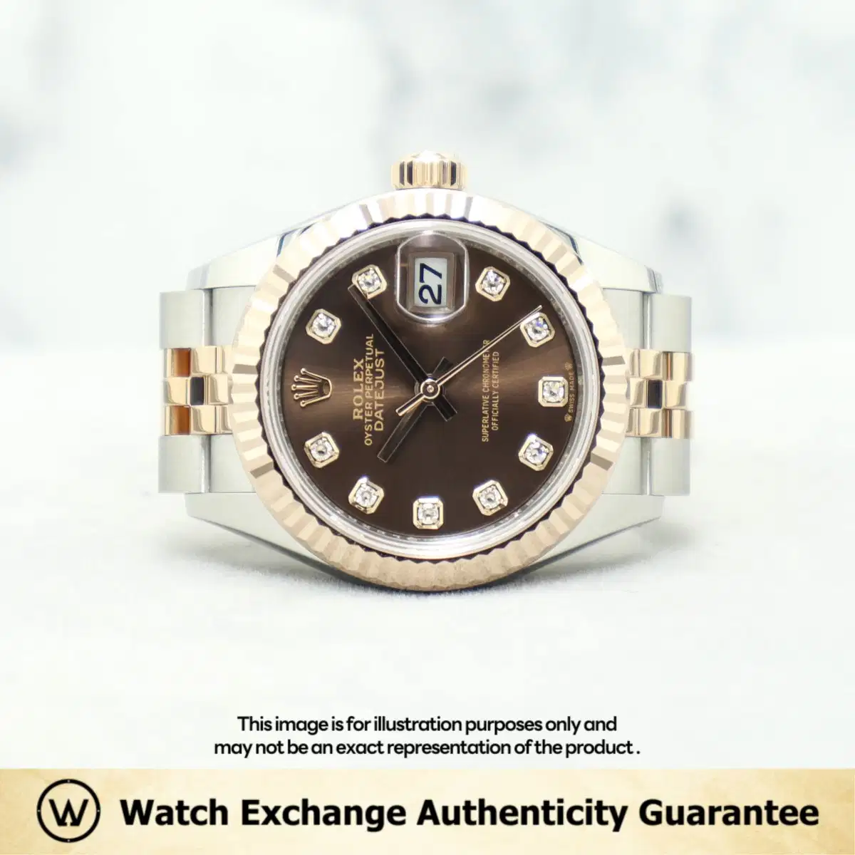 Rolex Datejust 279171 Chocolate w 10 Points Diamond