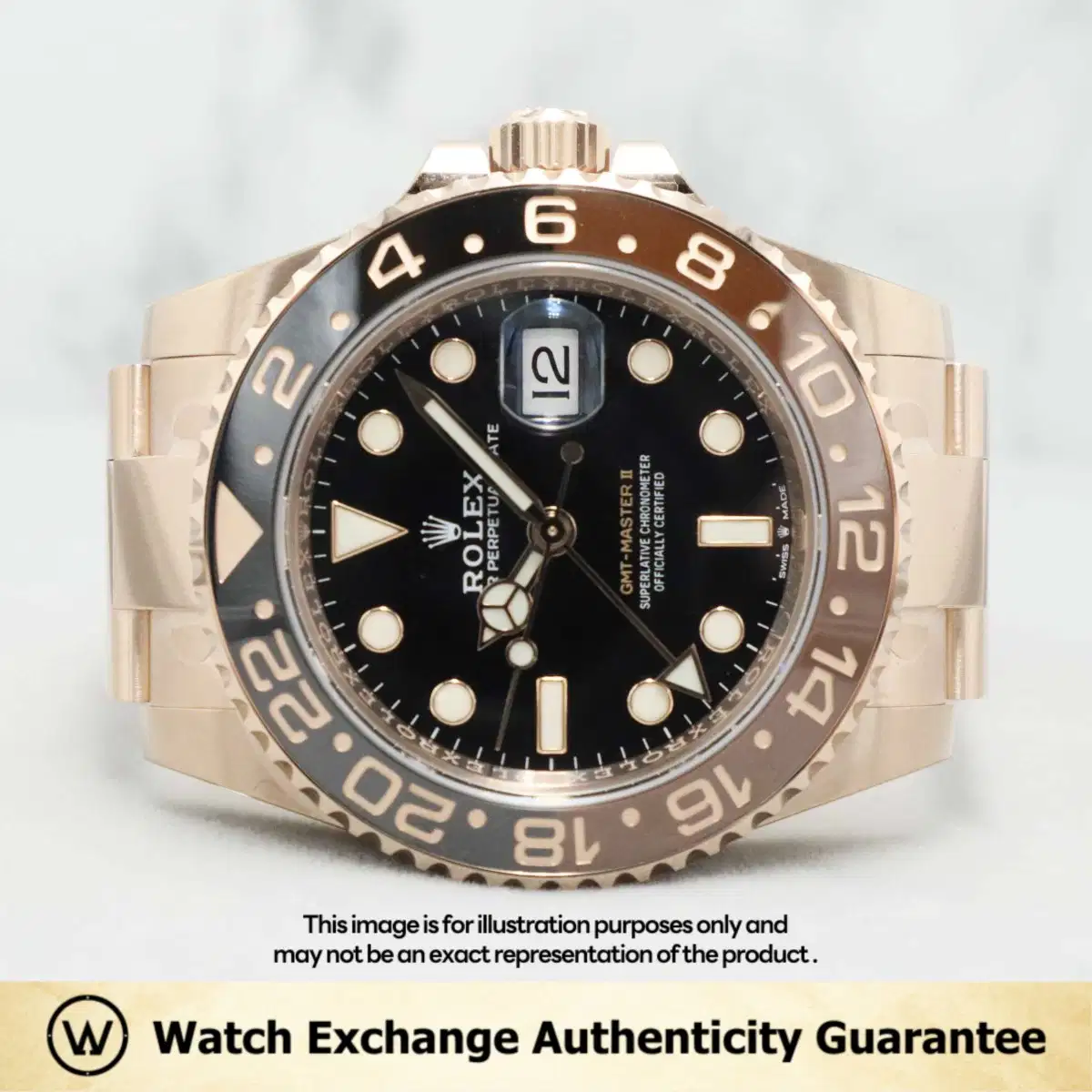 Rolex GMT Master II Rootbeer 126715CHNR Black