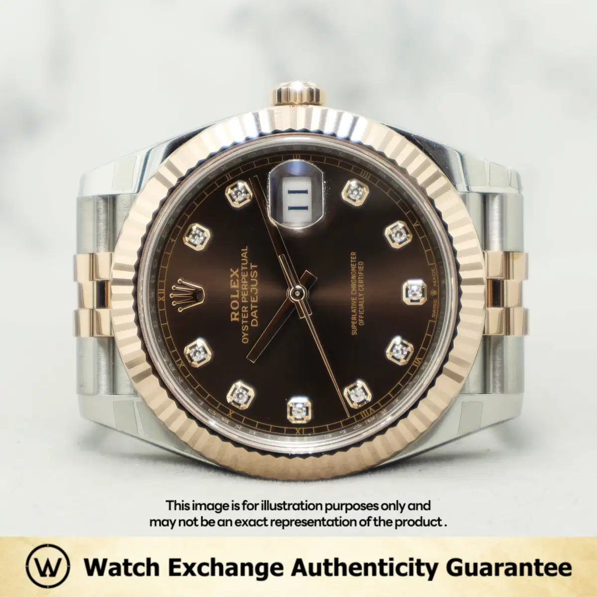 Rolex Datejust 126331 Chocolate w 10 Points Diamond