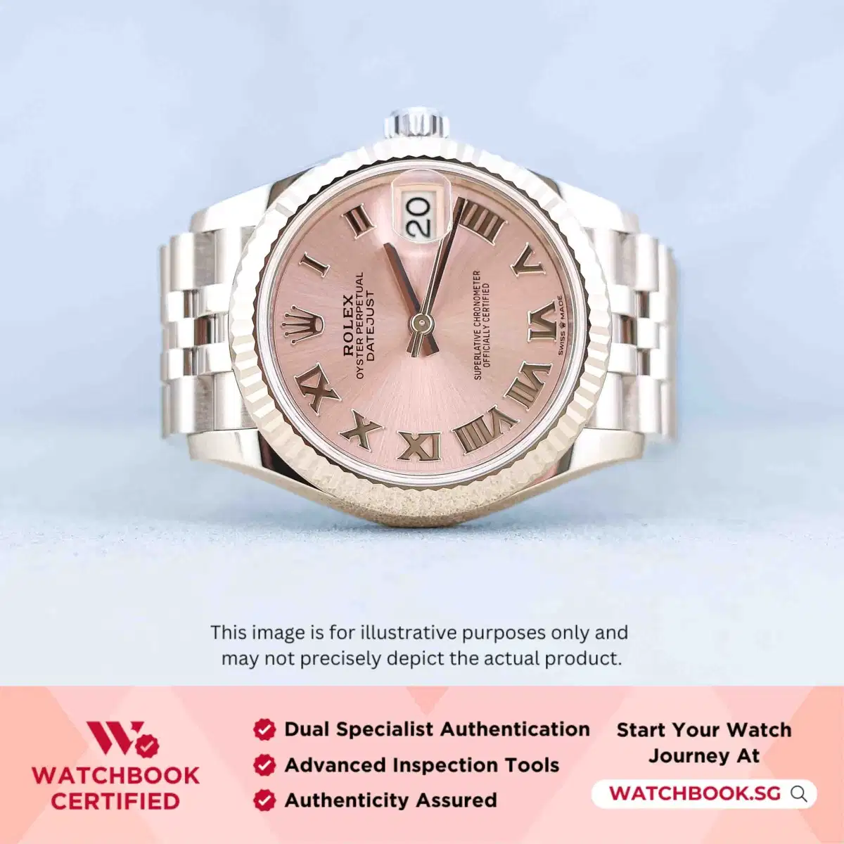 Rolex Datejust 278274 Pink Roman
