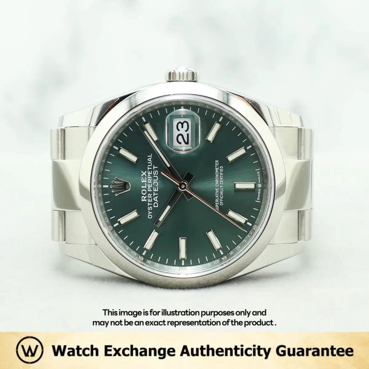 Rolex Datejust 126200 Mint Green