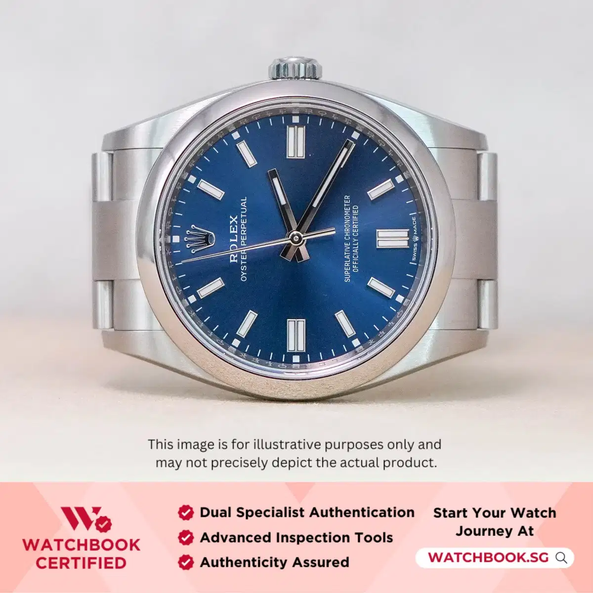 Rolex Oyster Perpetual 126000 Bright Blue