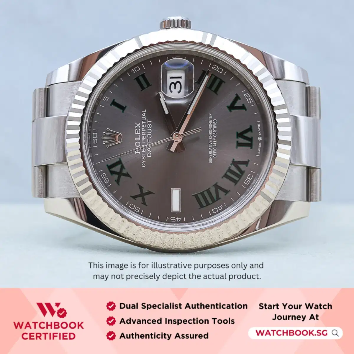 Rolex Datejust 126334 Wimbledon