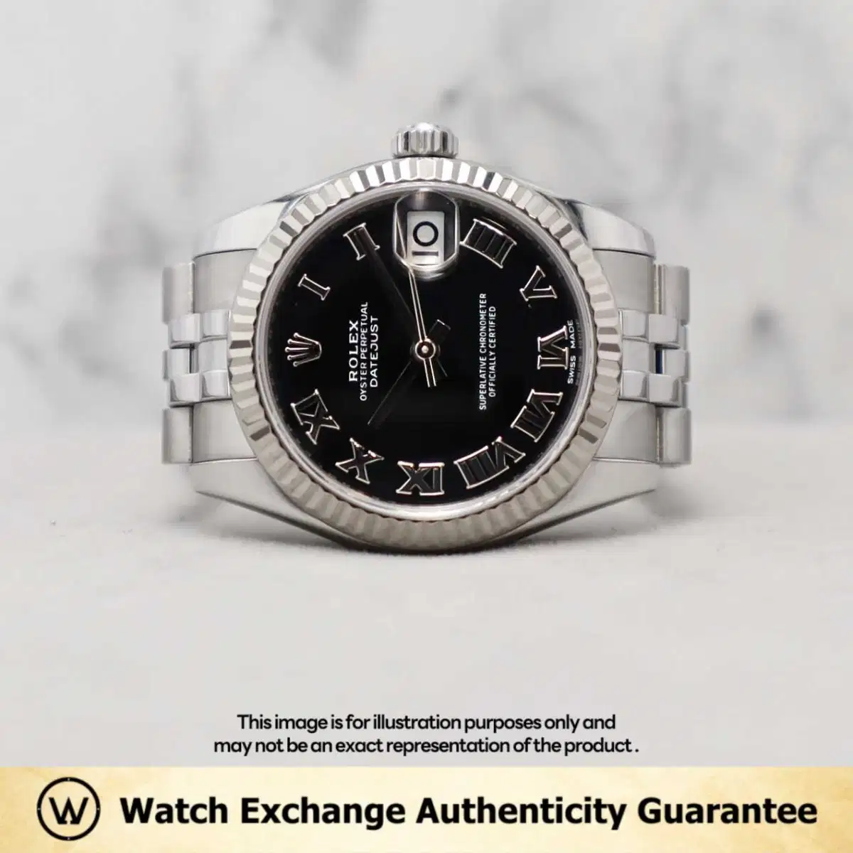 Rolex Datejust 178274 Black Roman