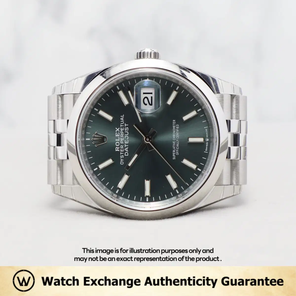 Rolex Datejust 126200 Mint Green