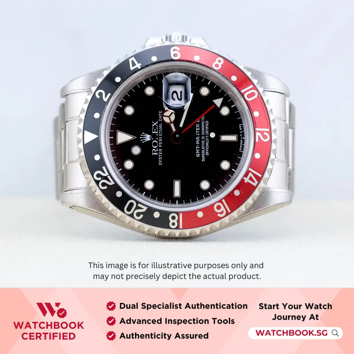 Rolex GMT Master II Coke 16710 Black