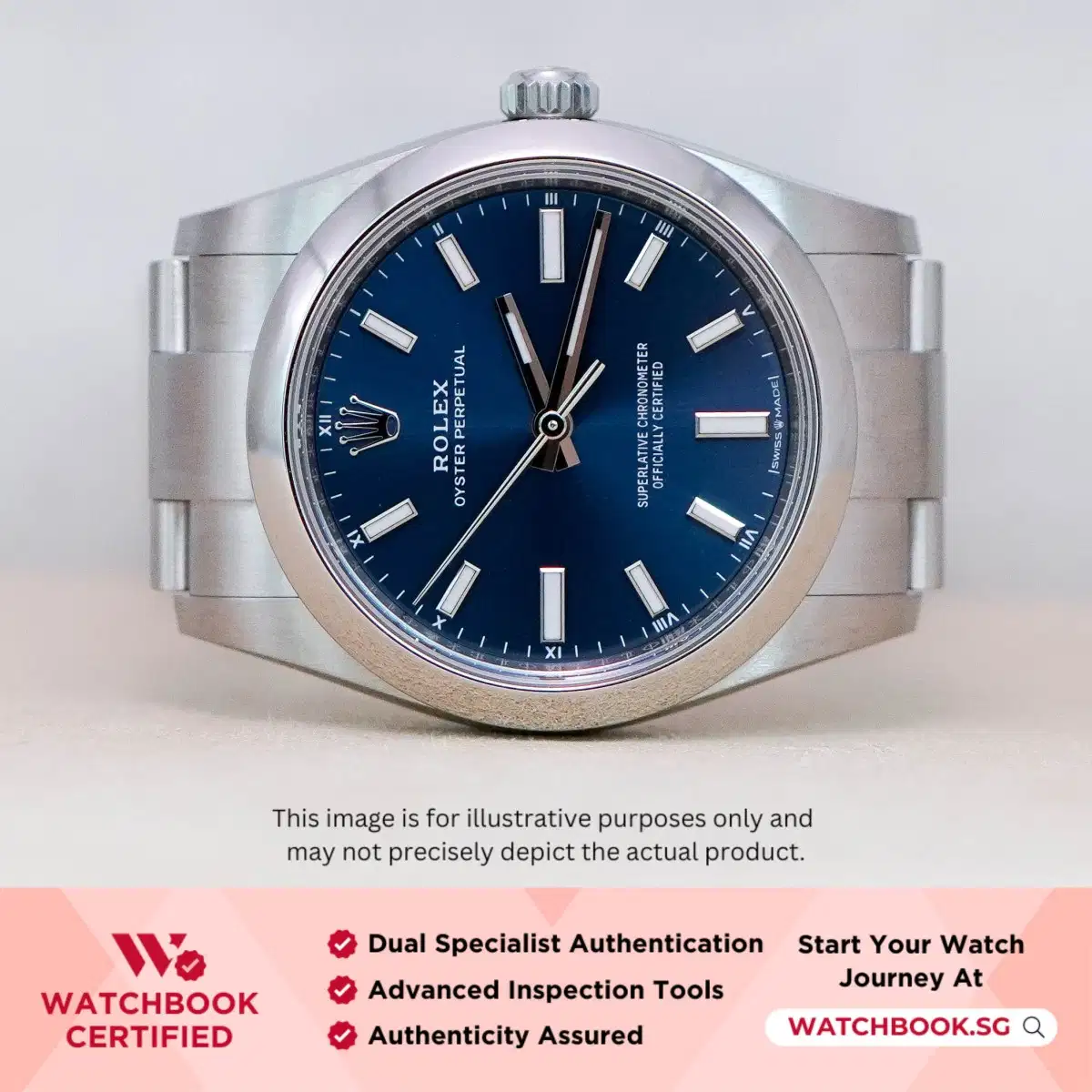 Rolex Oyster Perpetual 124200 Bright Blue