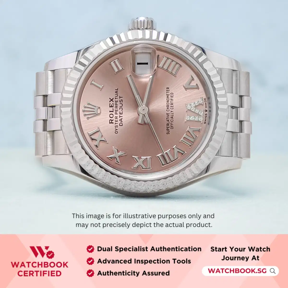 Rolex Datejust 278274 Pink w VI Diamond