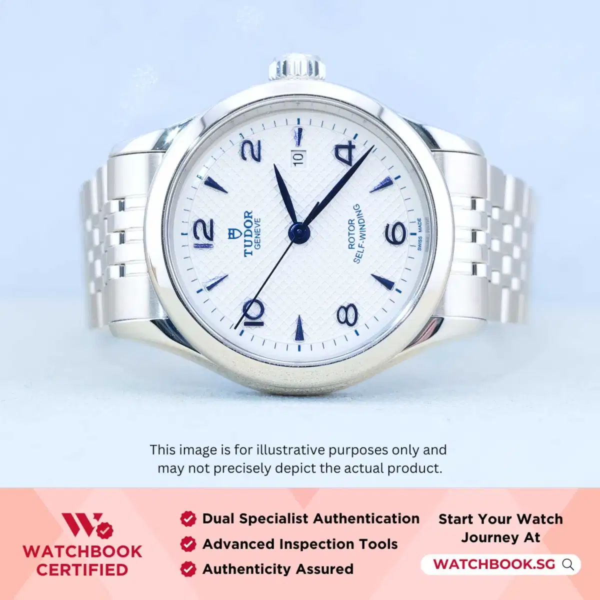 Tudor 1926 91350 Opaline with Blue Index