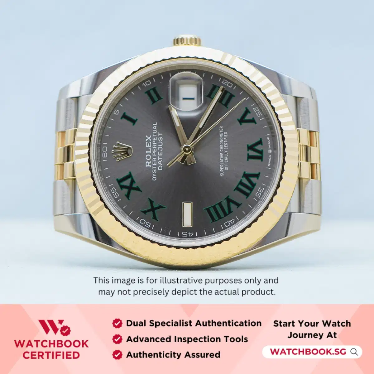 Rolex Datejust 126333 Wimbledon