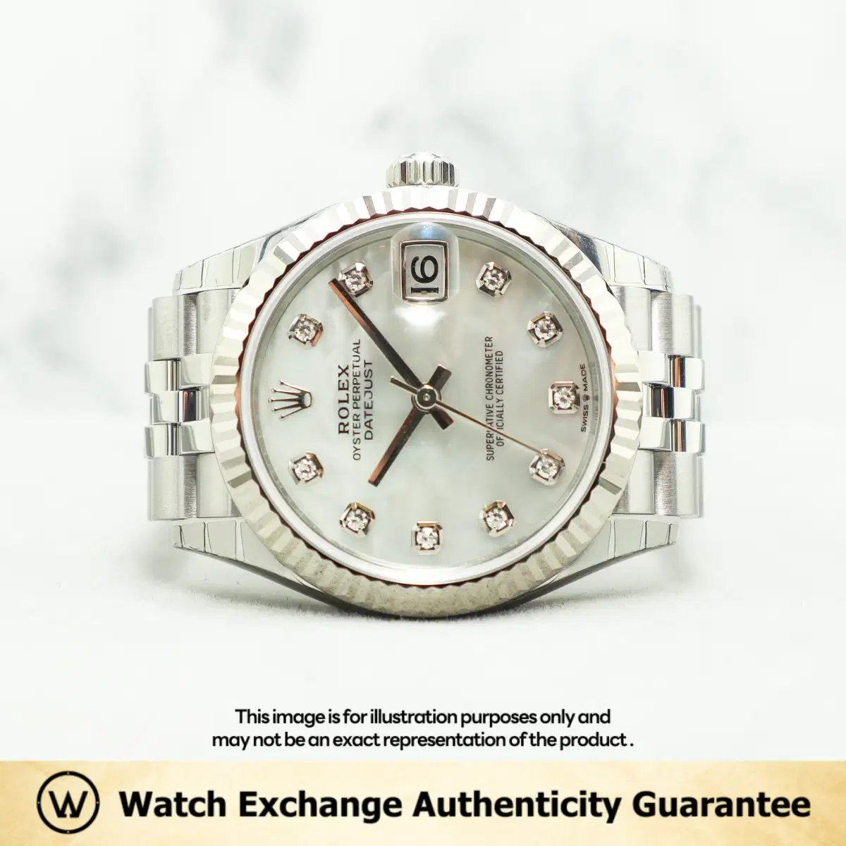 Rolex Datejust 278274 Mother of Pearl MOP w 10 Points Diamond