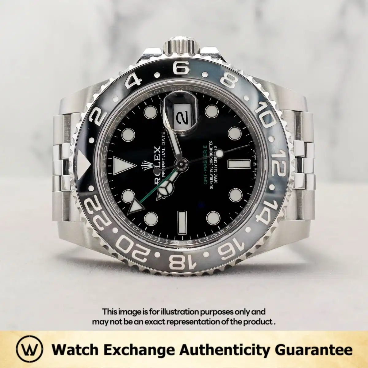 Rolex GMT Master II Bruce Wayne 126710GRNR Black