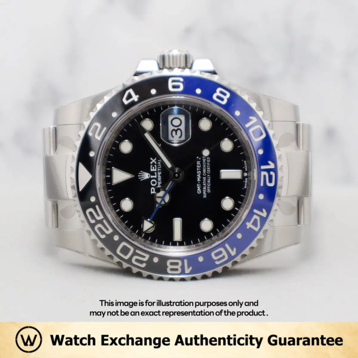 Rolex GMT Master II Batman 126710BLNR Black