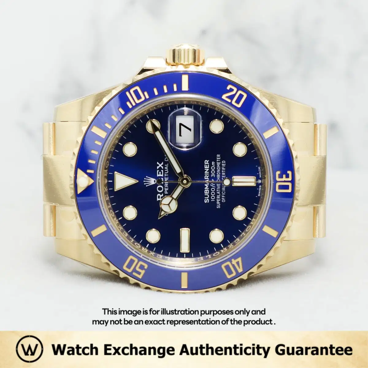 Rolex Submariner Sunburst 126618LB Blue