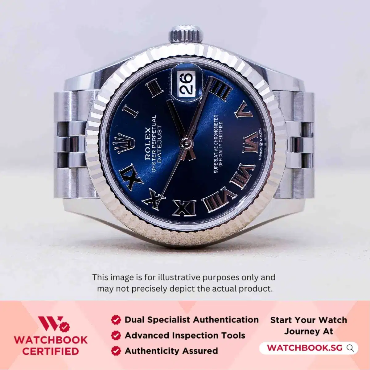 Rolex Datejust 278274 Blue Roman