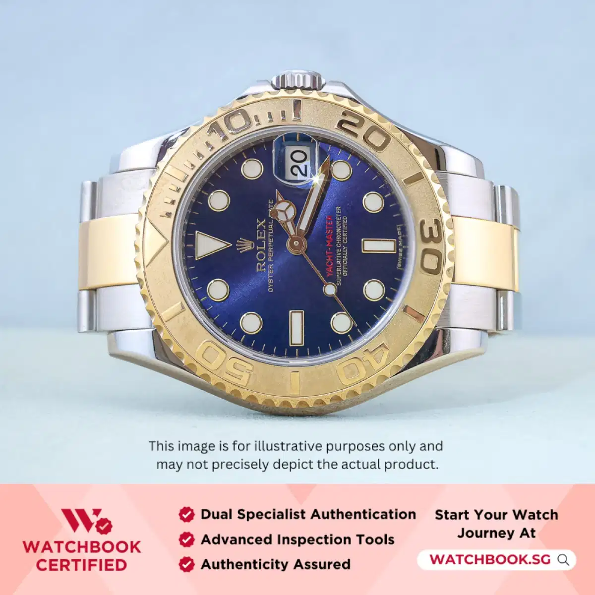 Rolex Yacht Master 168623 Blue