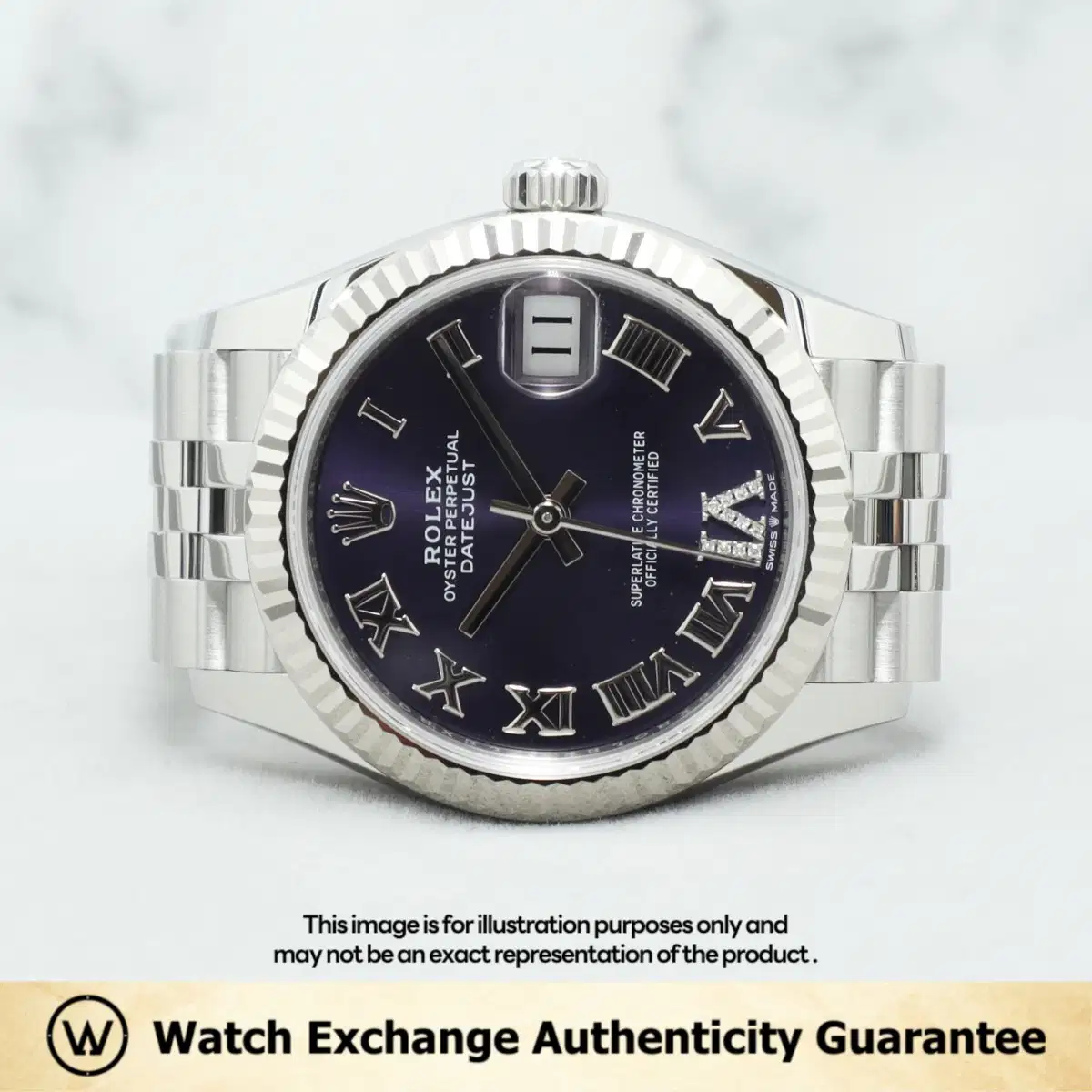 Rolex Datejust 278274 Aubergine w VI Diamond