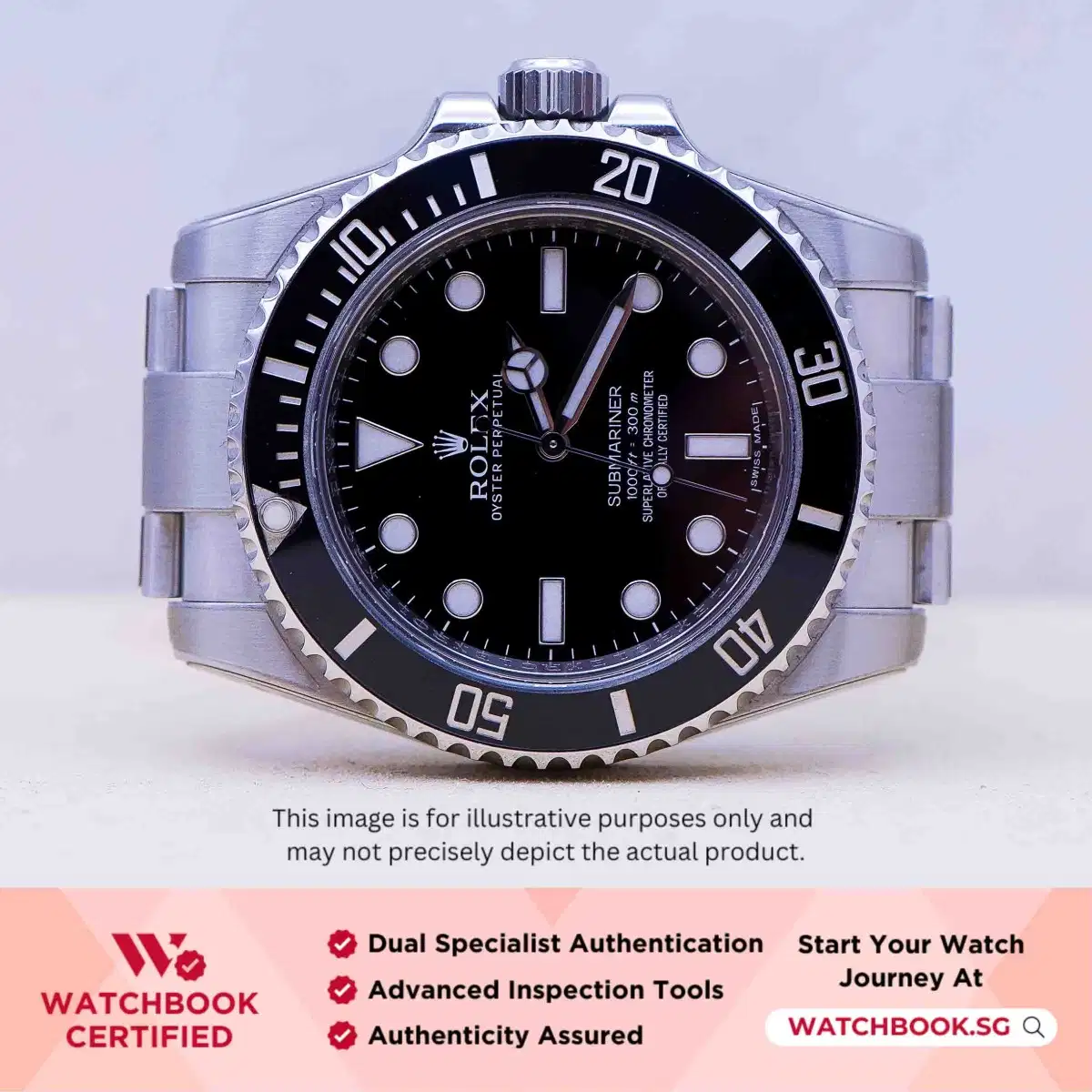 Rolex Submariner No Date 114060 Black