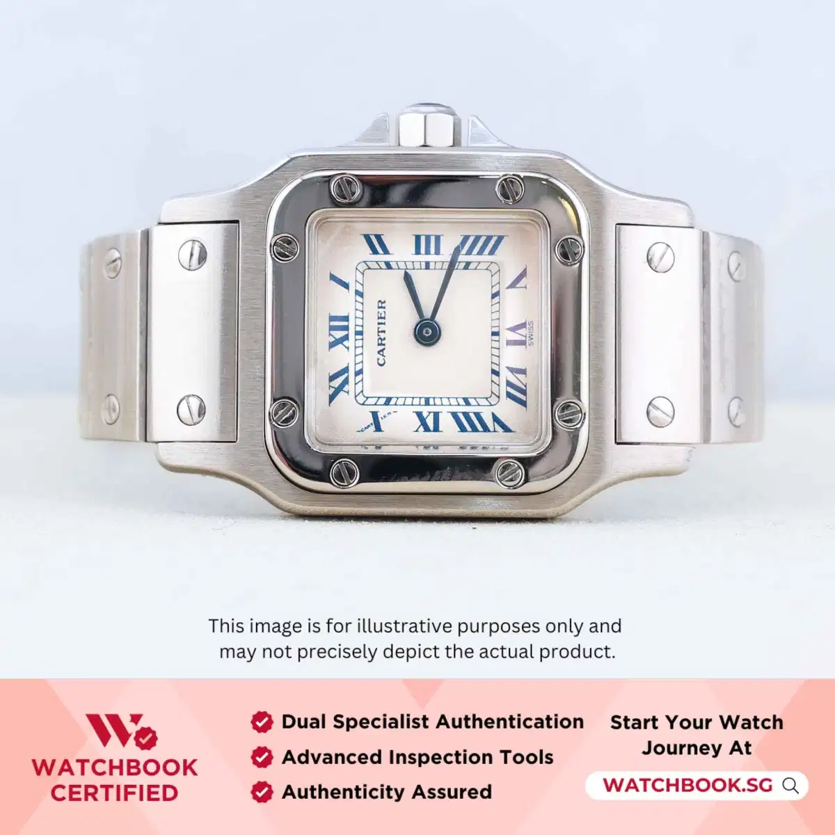 Cartier Santos Galbée W20017D6 White Roman