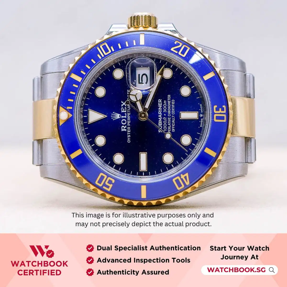 Rolex Submariner Sunburst 126613LB Blue