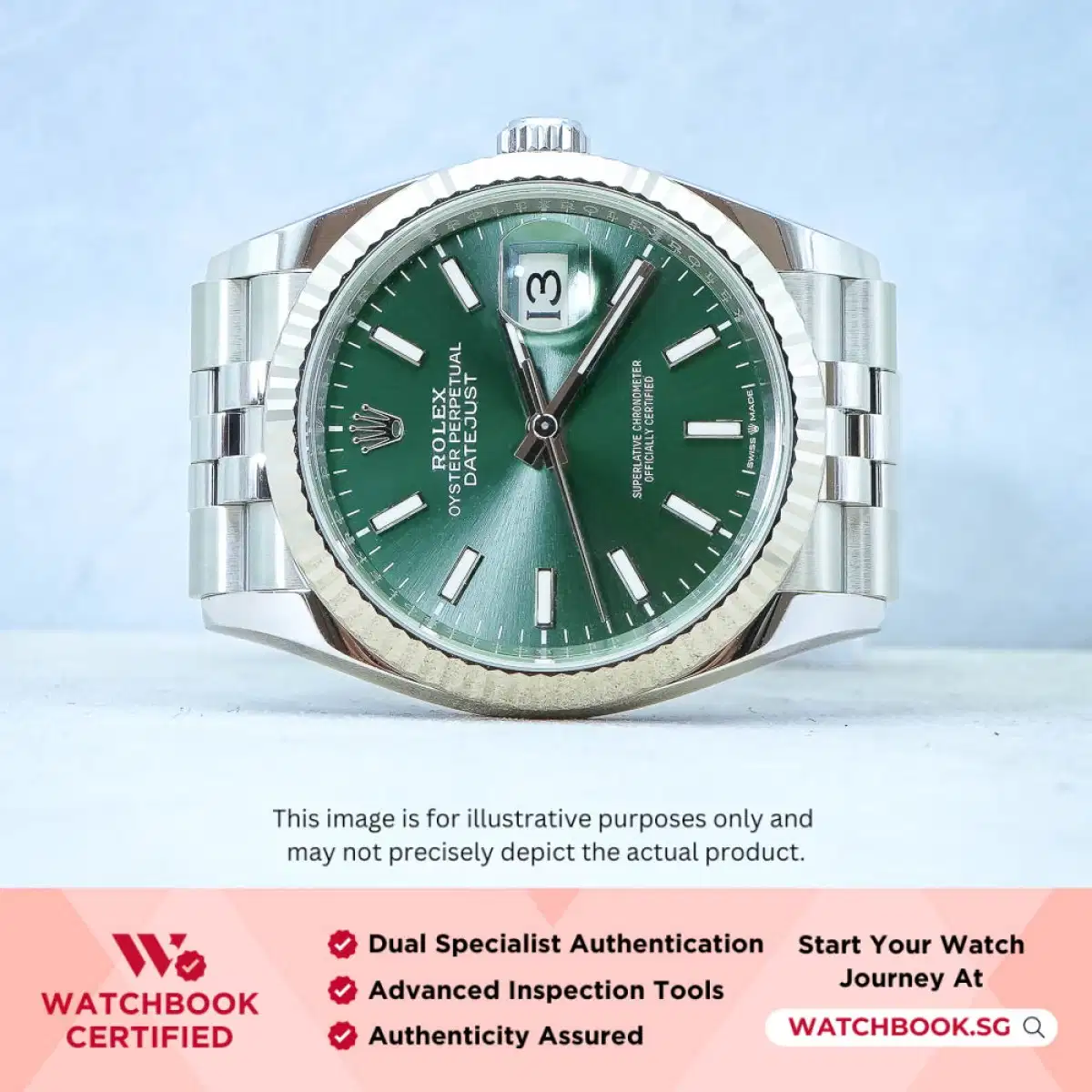 Rolex Datejust 126234 Mint Green