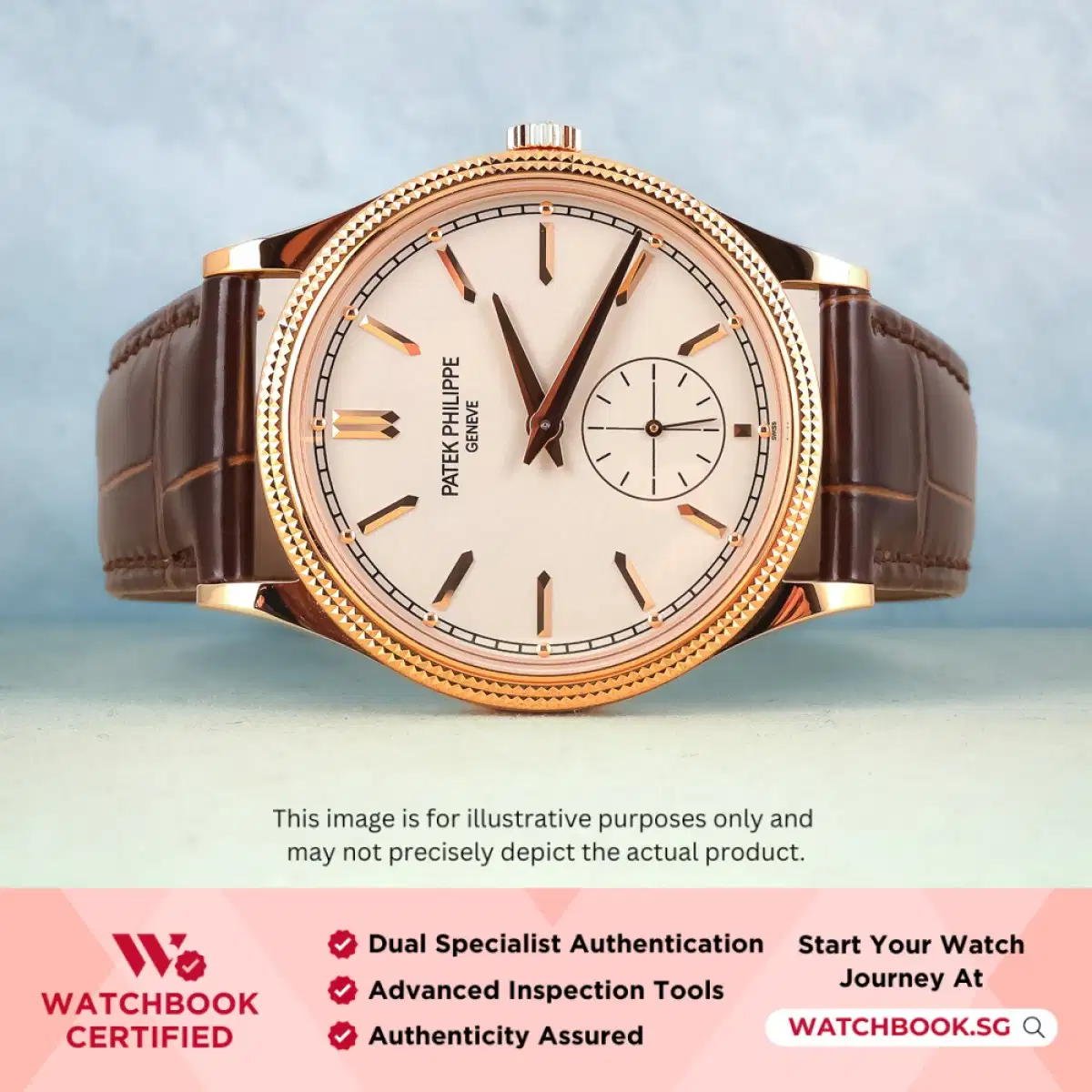 Patek Philippe Calatrava 6119R-001 Silvery Grained