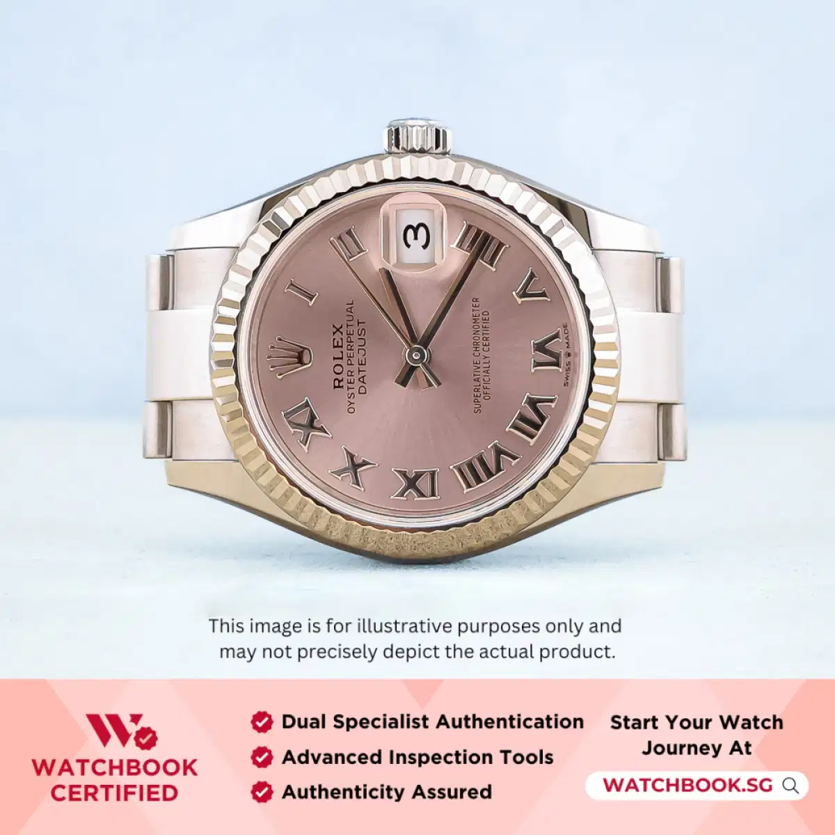 Rolex Datejust 278274 Pink Roman