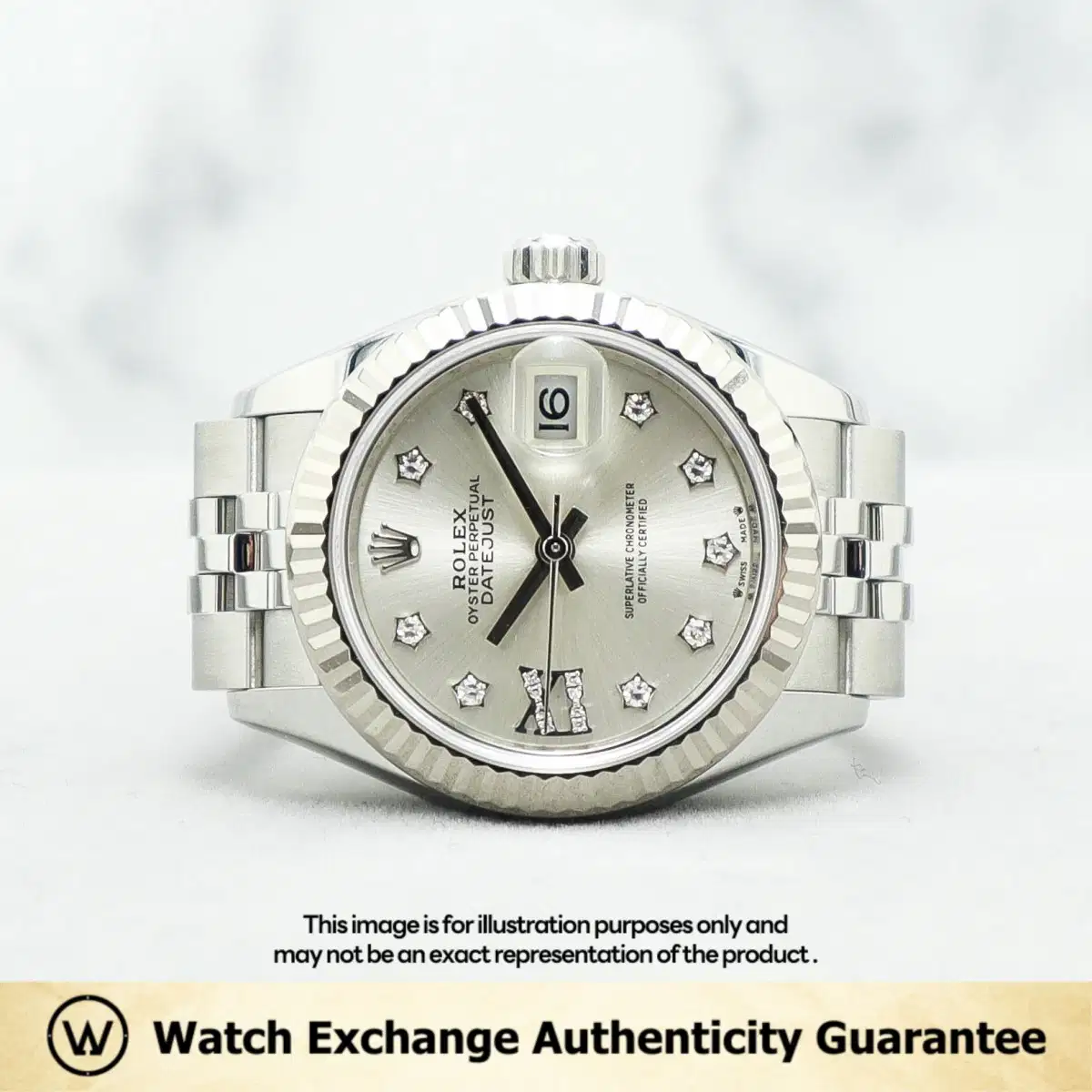 Rolex Datejust 279174 Silver w Star Diamond