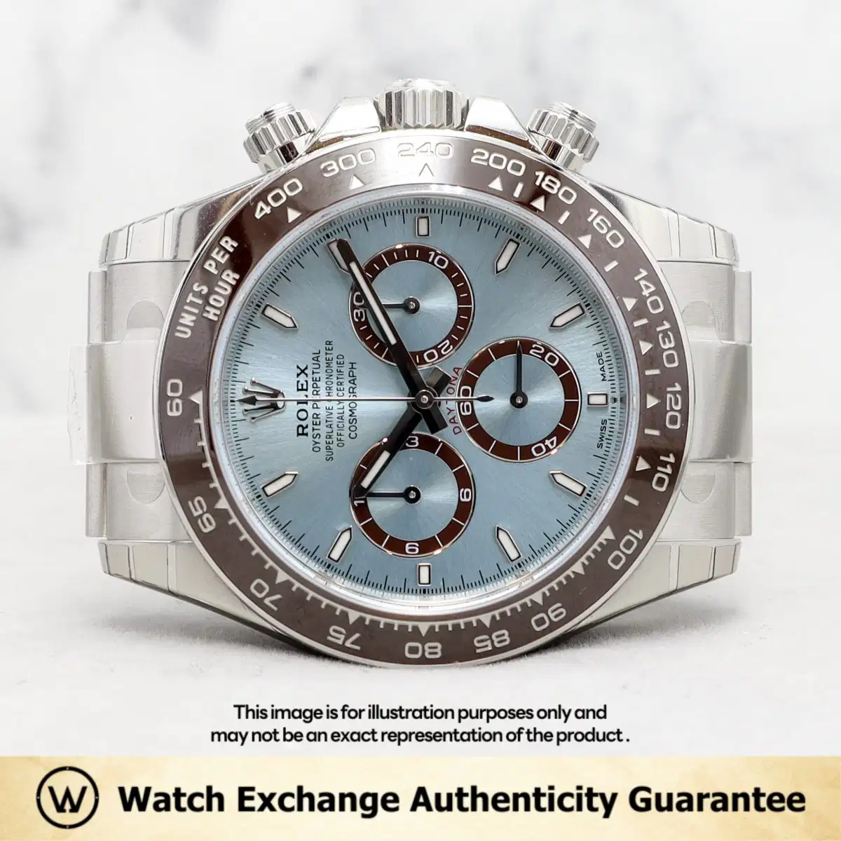 Rolex Daytona Platinum Platona 126506 Ice Blue