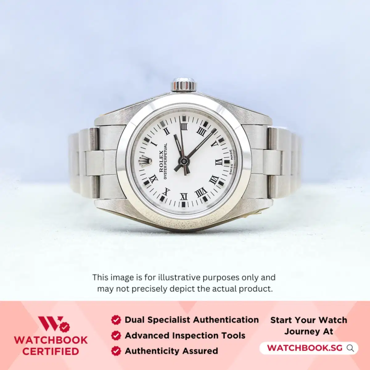 Rolex Oyster Perpetual 76080 White Roman