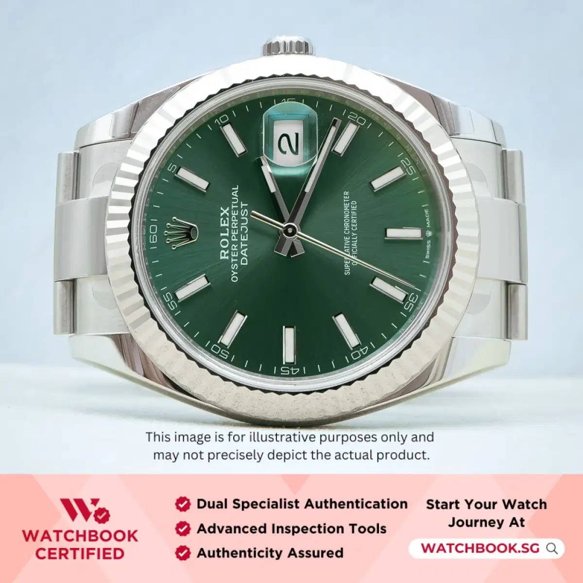 Rolex Datejust 126334 Mint Green