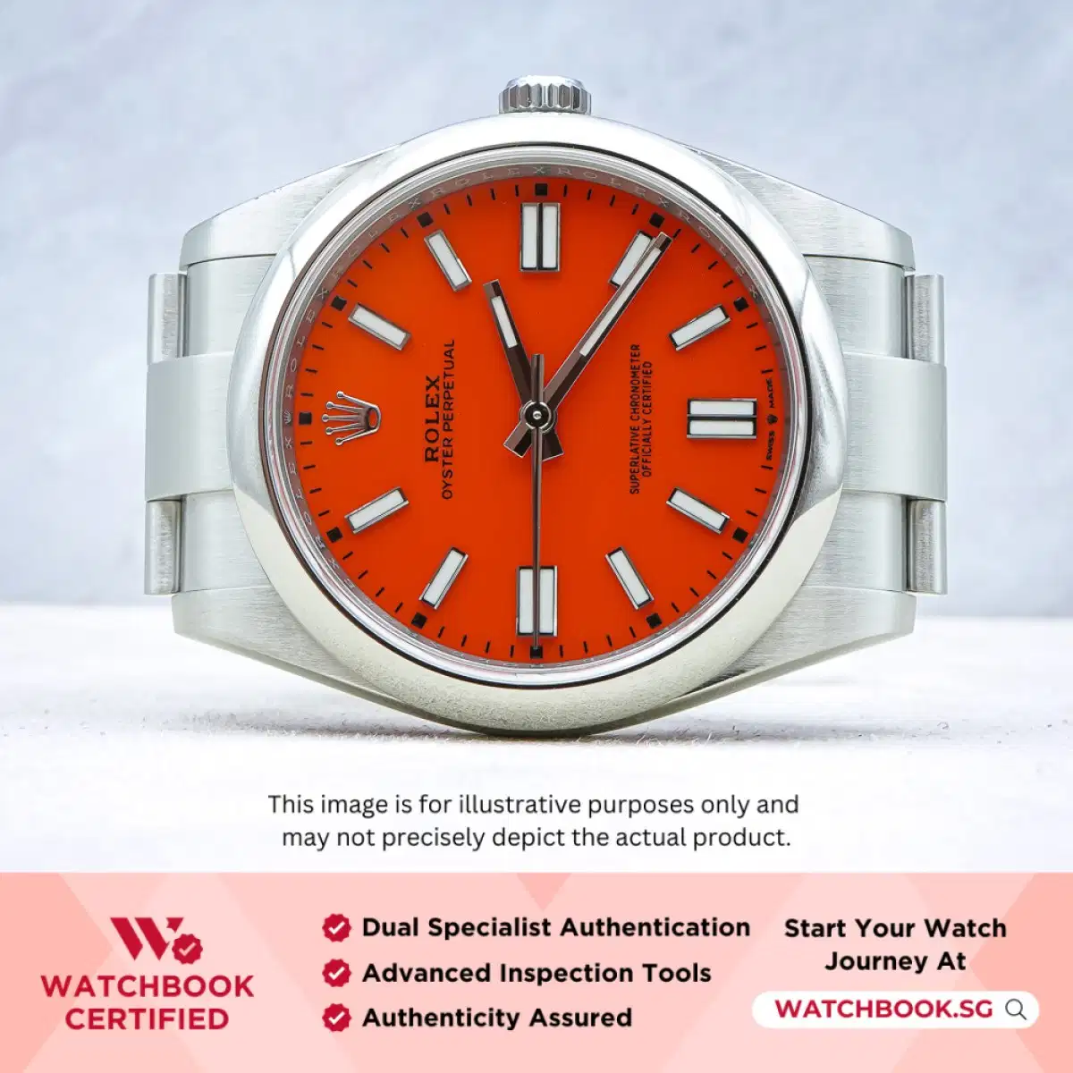 Rolex Oyster Perpetual 124300 Coral Red