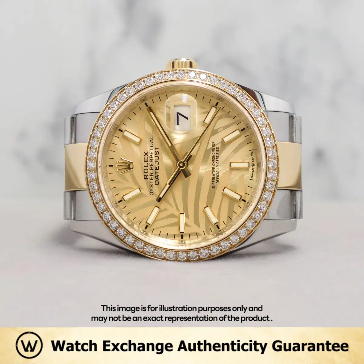 Rolex Datejust 126283RBR Golden Palm Motif