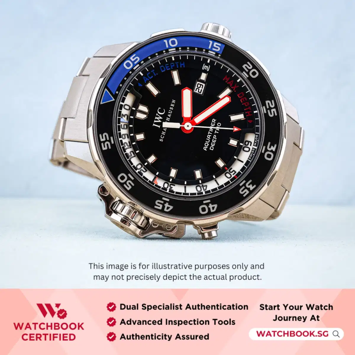 IWC Aquatimer Deep Two IW354703 Black