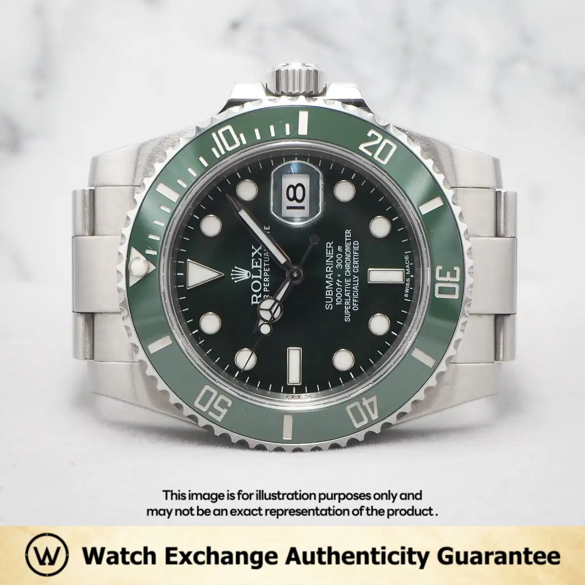 Rolex Submariner Hulk 116610LV Green