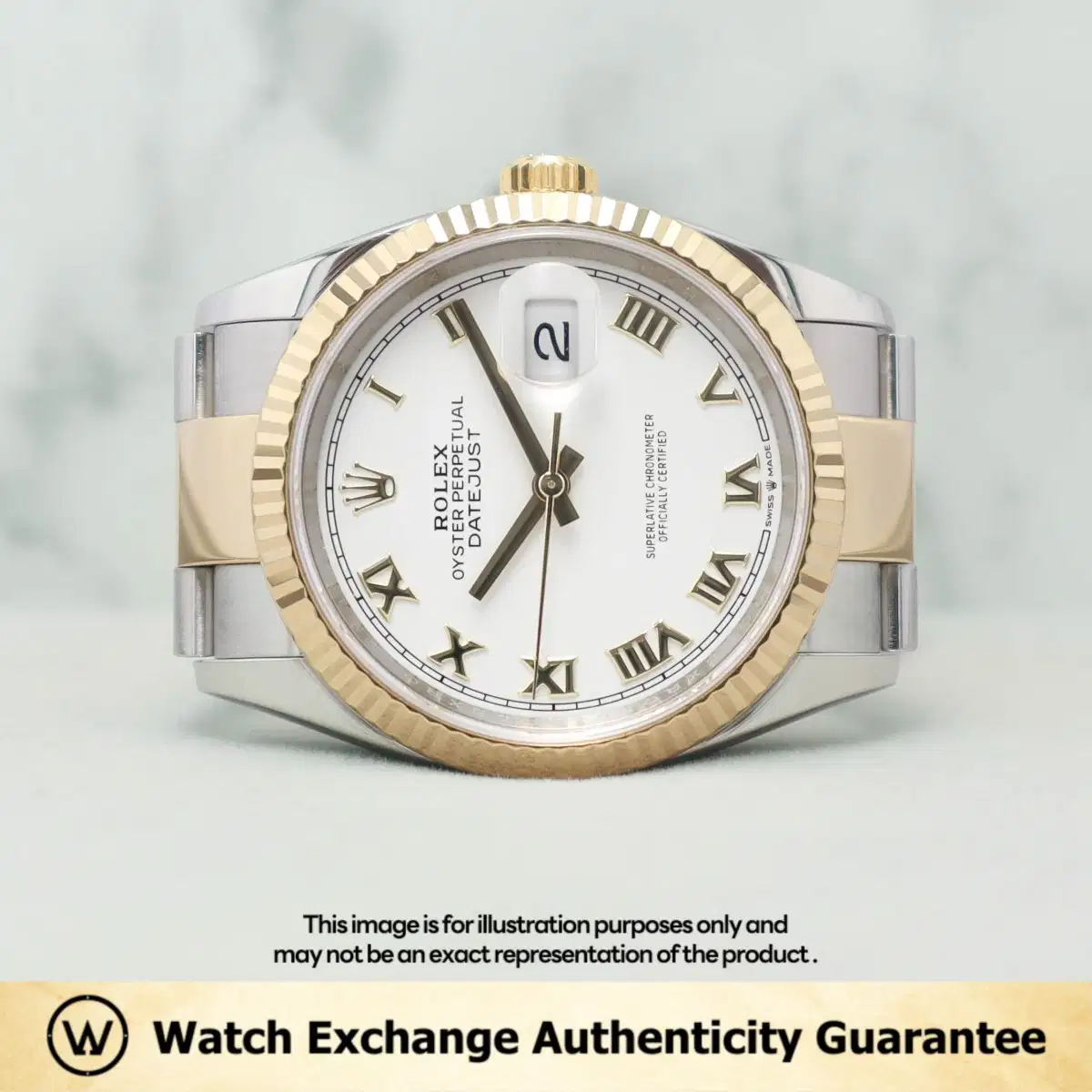 Rolex Datejust 126233 White Roman