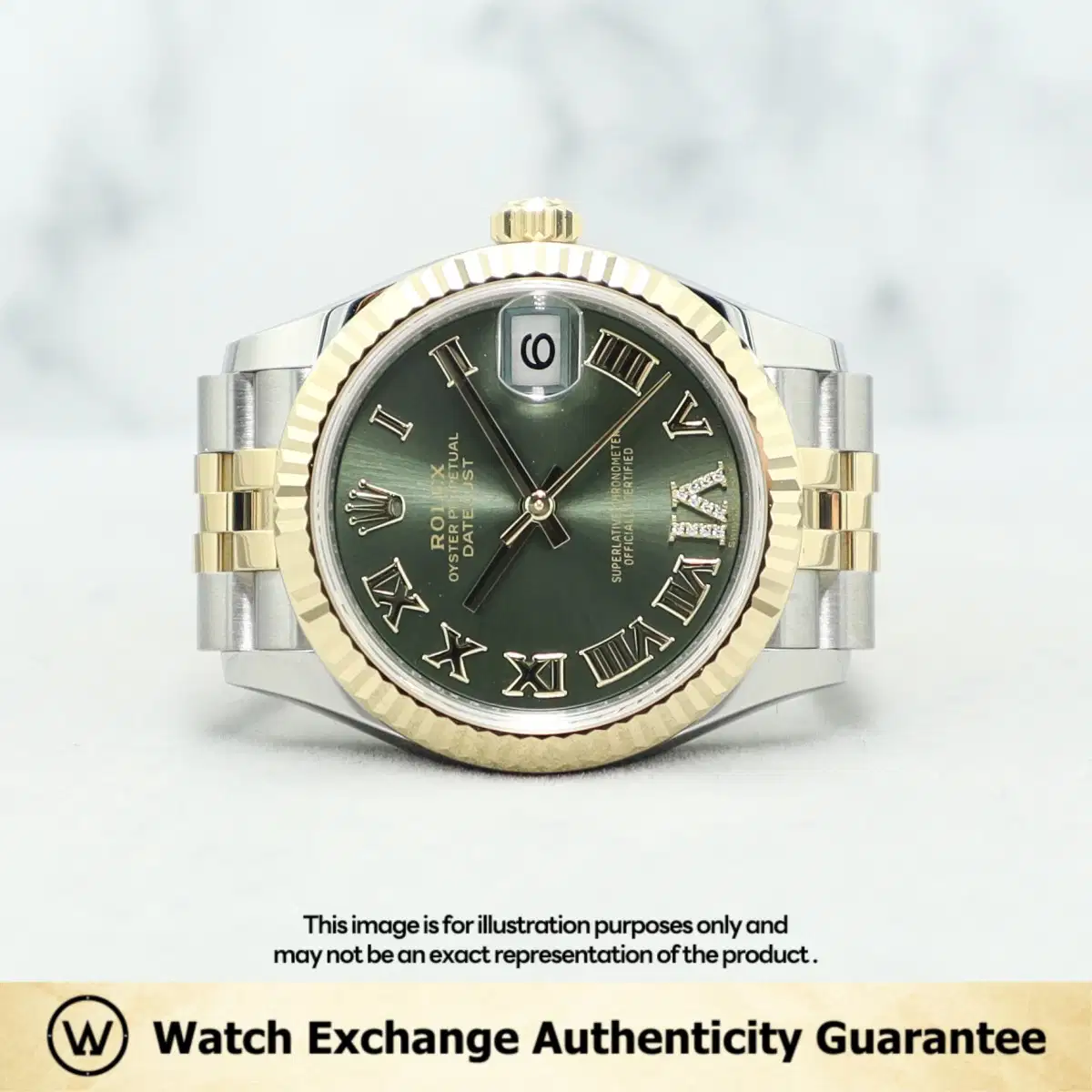 Rolex Datejust 278273 Olive Green w VI Diamond