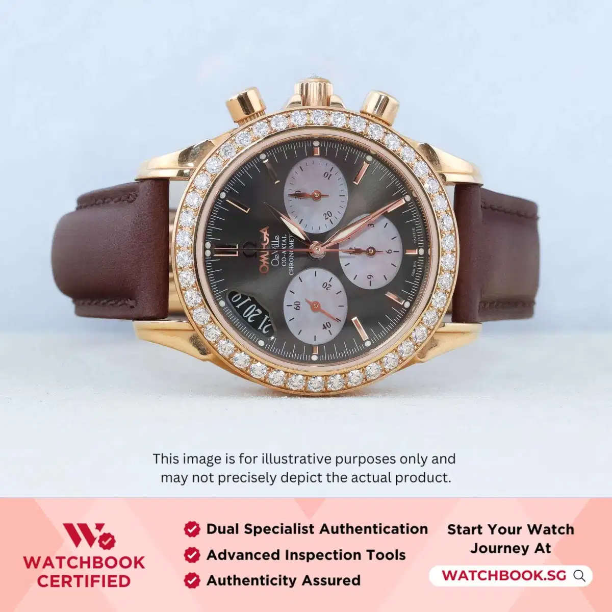 Omega De Ville Chronograph 4677.60.36 Dark Grey